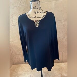 Chico's Black Women's Top